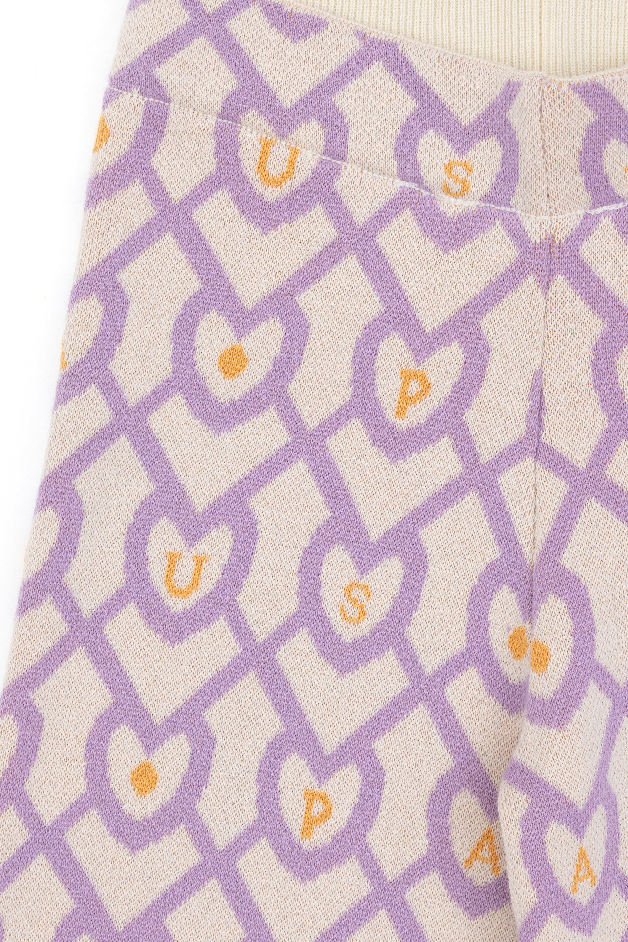 Kız Çocuk Krem Triko Pantolon - 50316834013