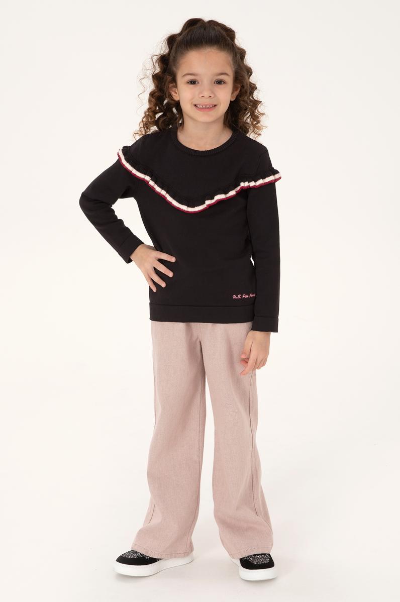 Kız Çocuk Siyah Kazak