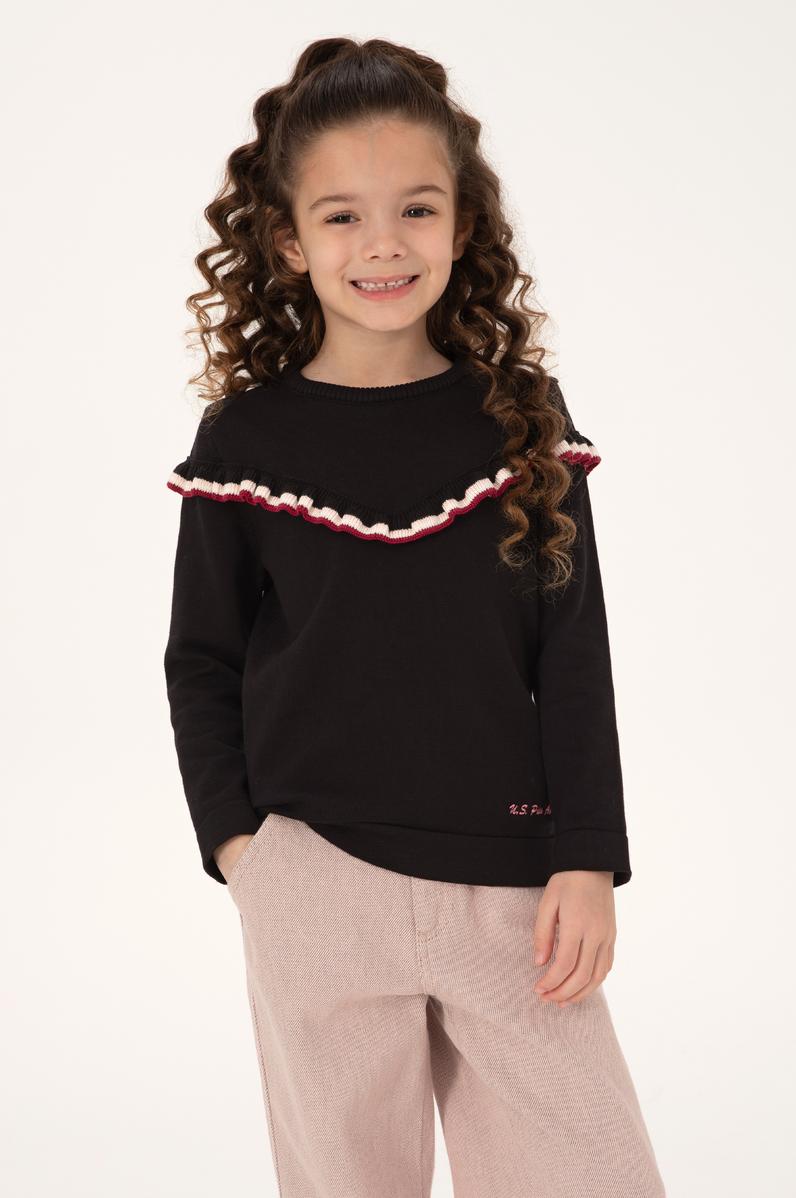 Kız Çocuk Siyah Kazak