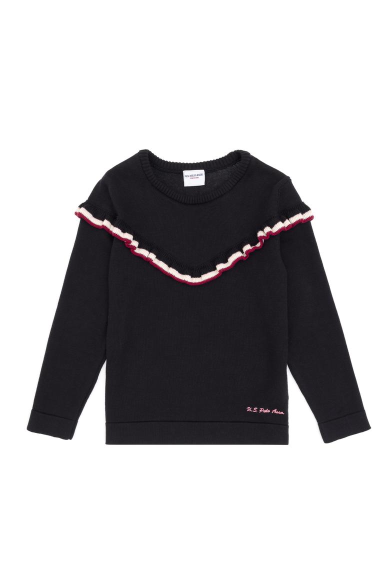 Kız Çocuk Siyah Kazak - 50316288002