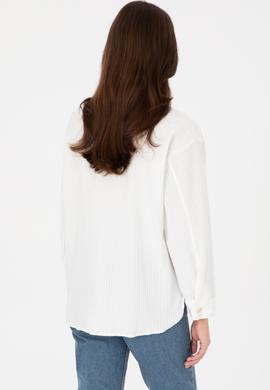 Kadın Krem Örme Gömlek - 50299009004