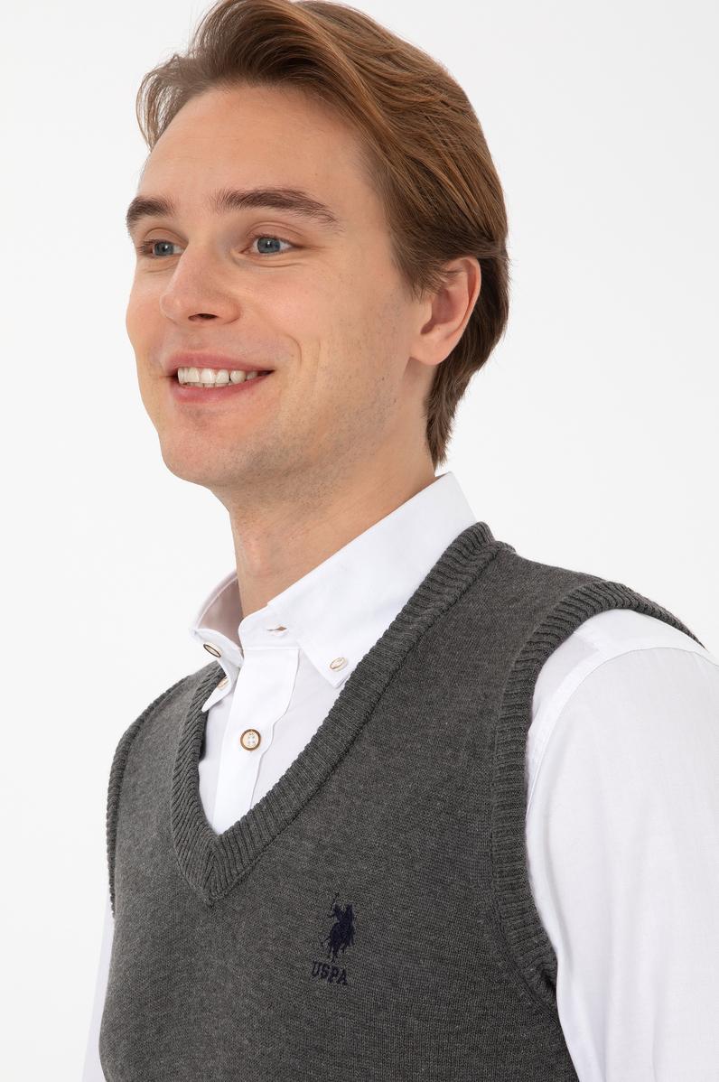 Erkek Antrasit Melanj Süveter