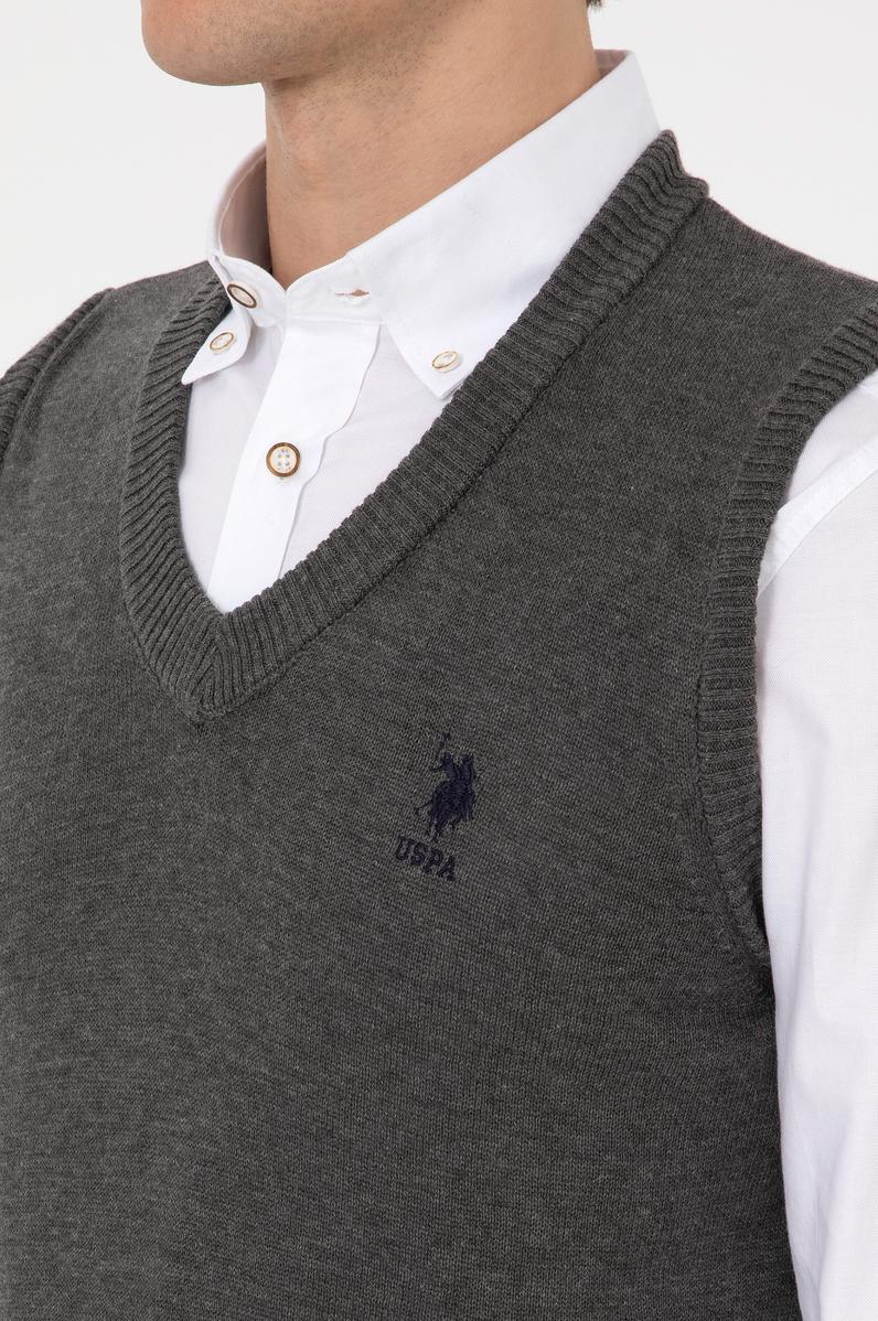 Erkek Antrasit Melanj Süveter