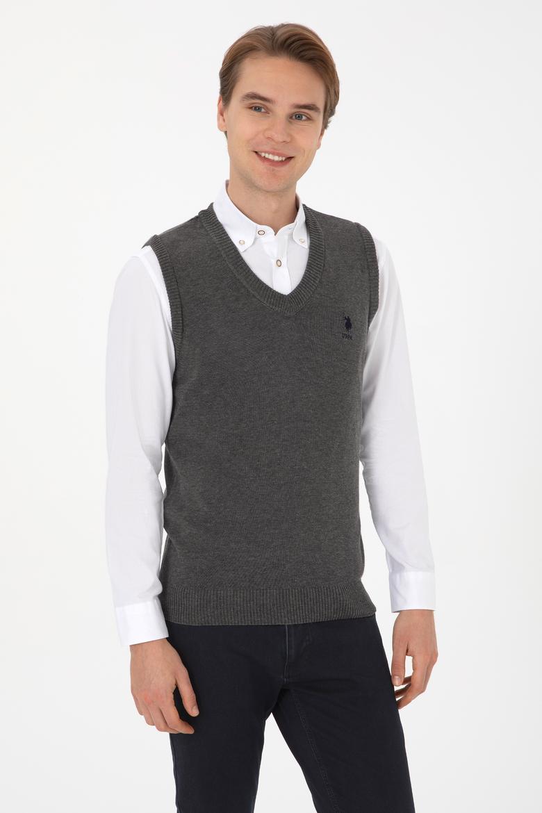 Erkek Antrasit Melanj Süveter - 50316843027