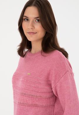 Kadın Pembe Kazak - 50309672006