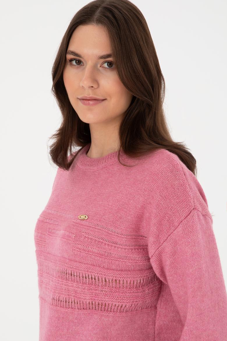 Kadın Pembe Kazak - 50309672006