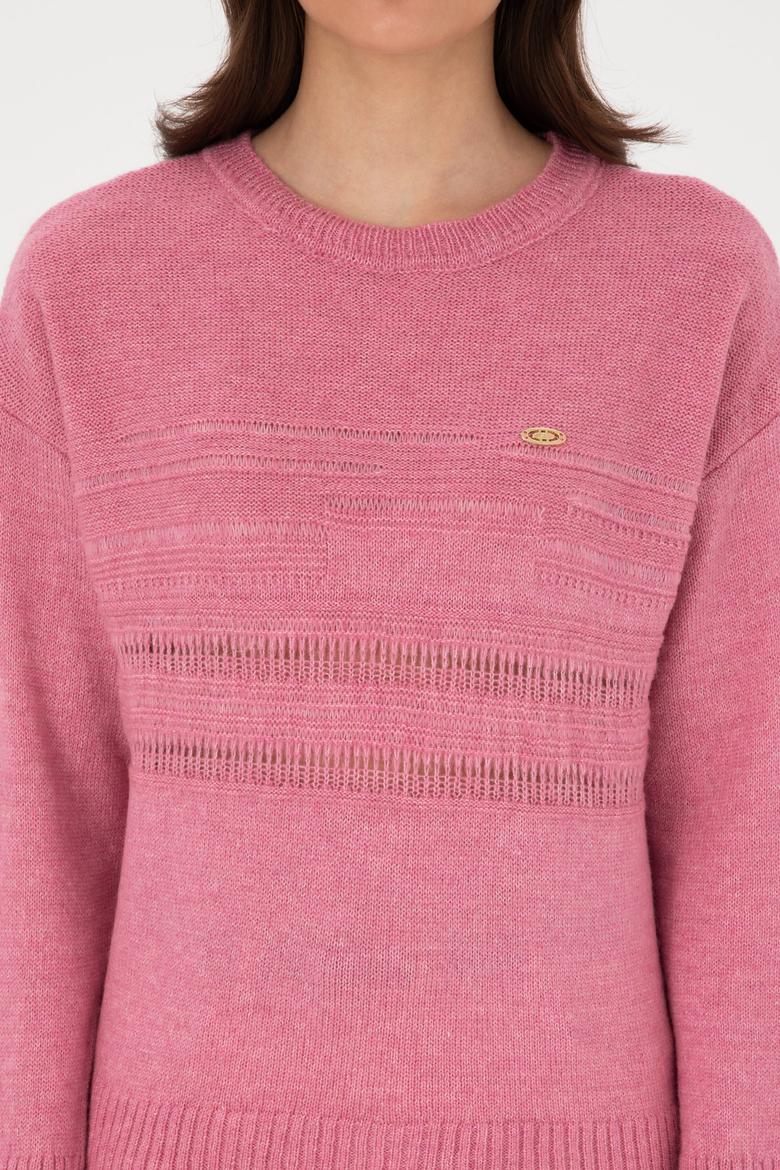 Kadın Pembe Kazak - 50309672006