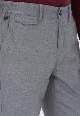 Erkek Slim Fit Saks Kanvas Pantolon - 50309900122