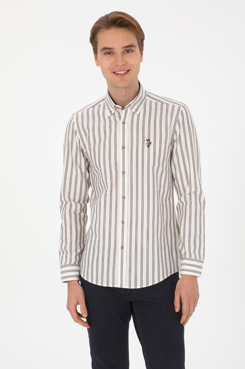 Erkek Lacivert Uzun Kollu Gömlek