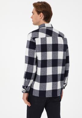 Erkek Lacivert Uzun Kollu Gömlek - 50308487021