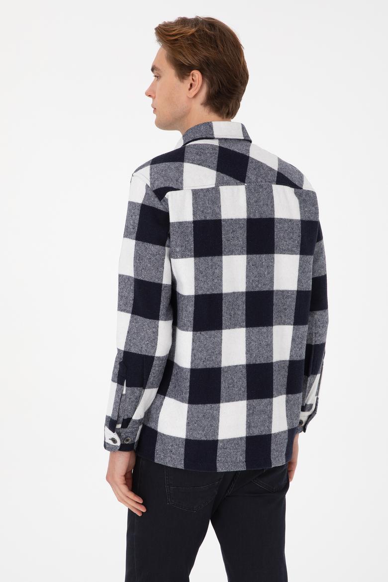 Erkek Lacivert Uzun Kollu Gömlek - 50308487021