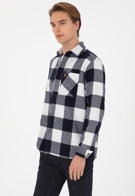 Erkek Lacivert Uzun Kollu Gömlek - 50308487021