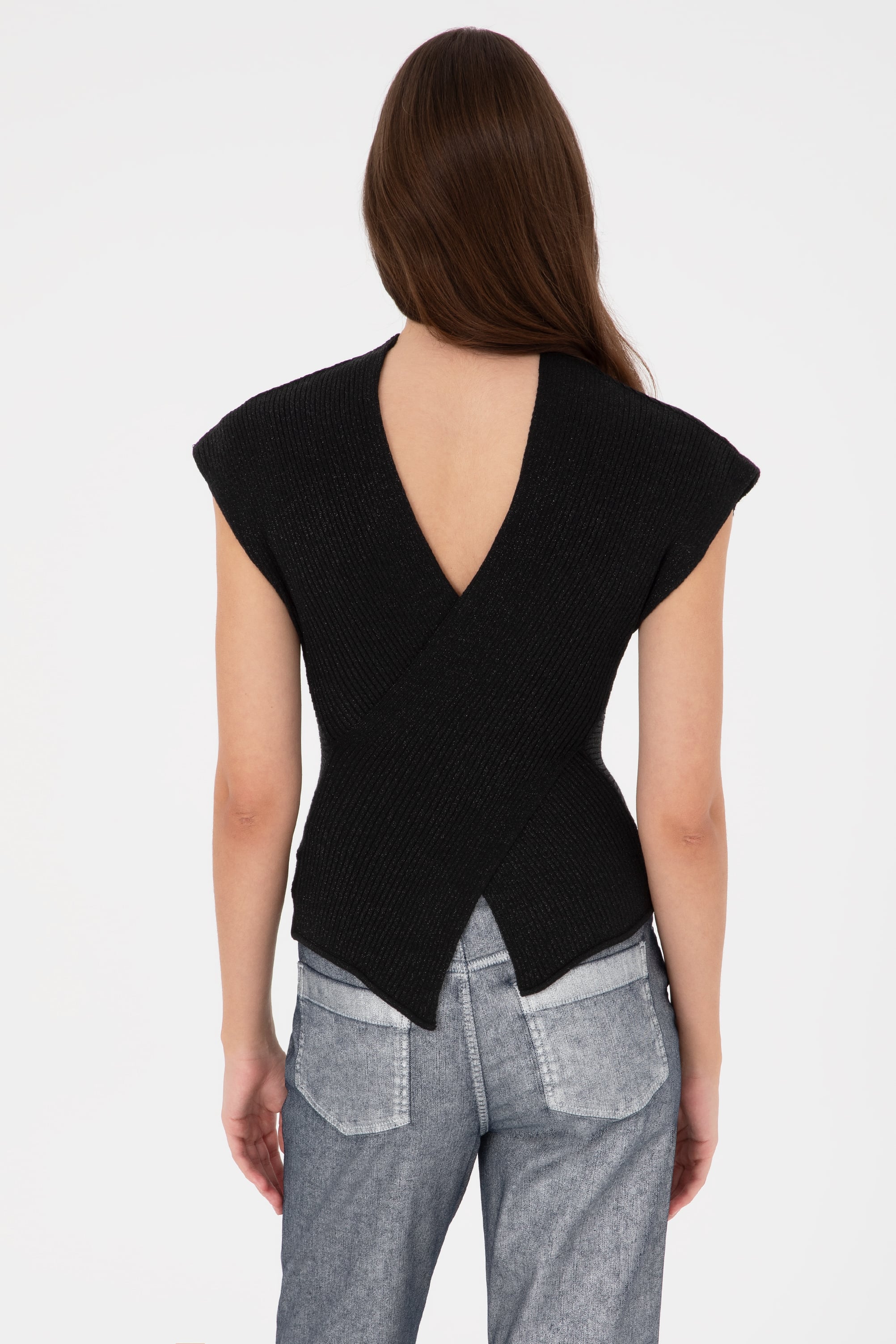 Kadın Siyah Kazak - 50309731009