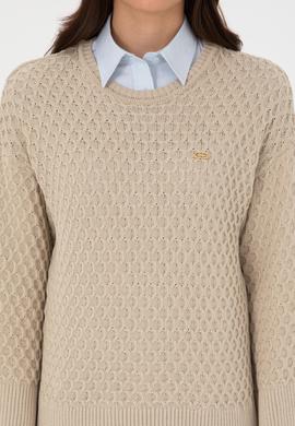 Kadın Açık Haki Kazak - 50314698004