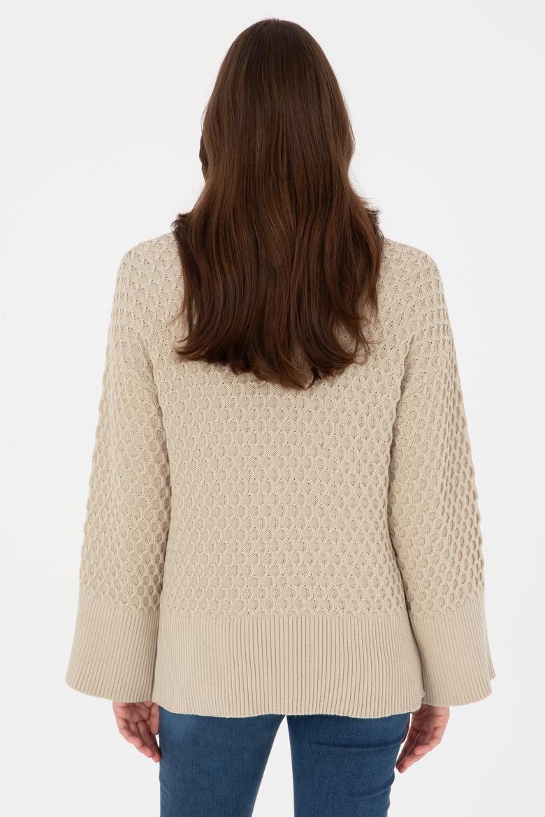 Kadın Açık Haki Kazak - 50314698004