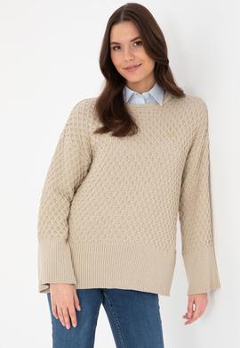 Kadın Açık Haki Kazak - 50314698004