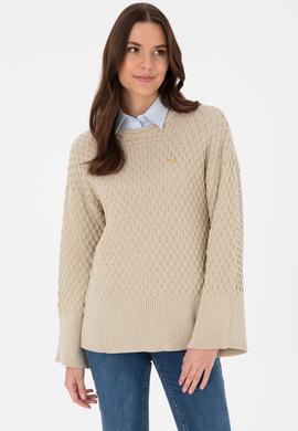 Kadın Açık Haki Kazak - 50314698004