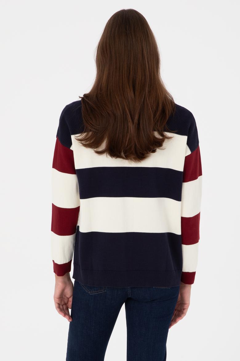 Kadın Lacivert Kazak - 50308905016