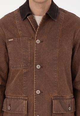 Erkek Kahverengi Jean Gömlek - 50308310033
