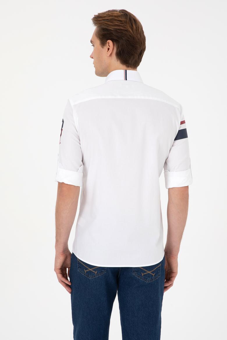 Erkek Beyaz Uzun Kollu Gömlek - 50308514008