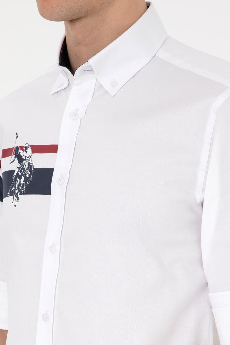 Erkek Beyaz Uzun Kollu Gömlek - 50308514008