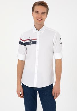 Erkek Beyaz Uzun Kollu Gömlek - 50308514008
