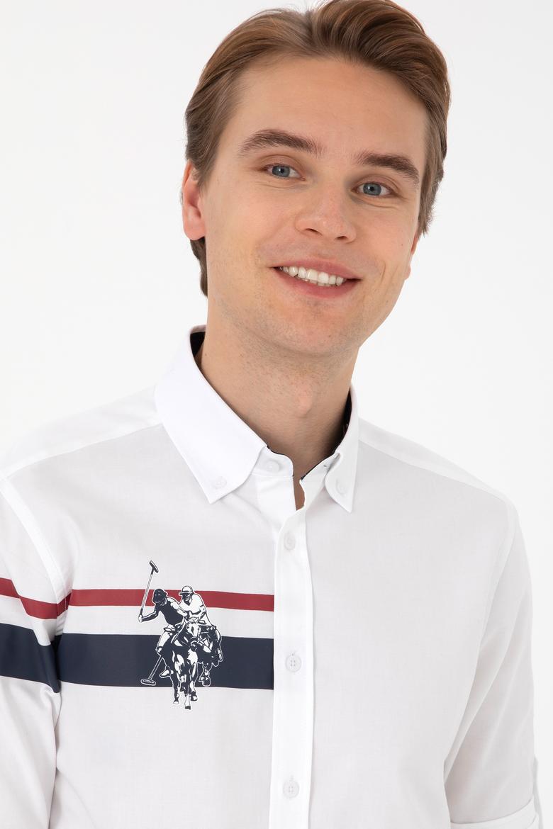 Erkek Beyaz Uzun Kollu Gömlek - 50308514008