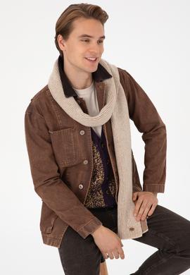 Erkek Kahverengi Jean Gömlek - 50308310033