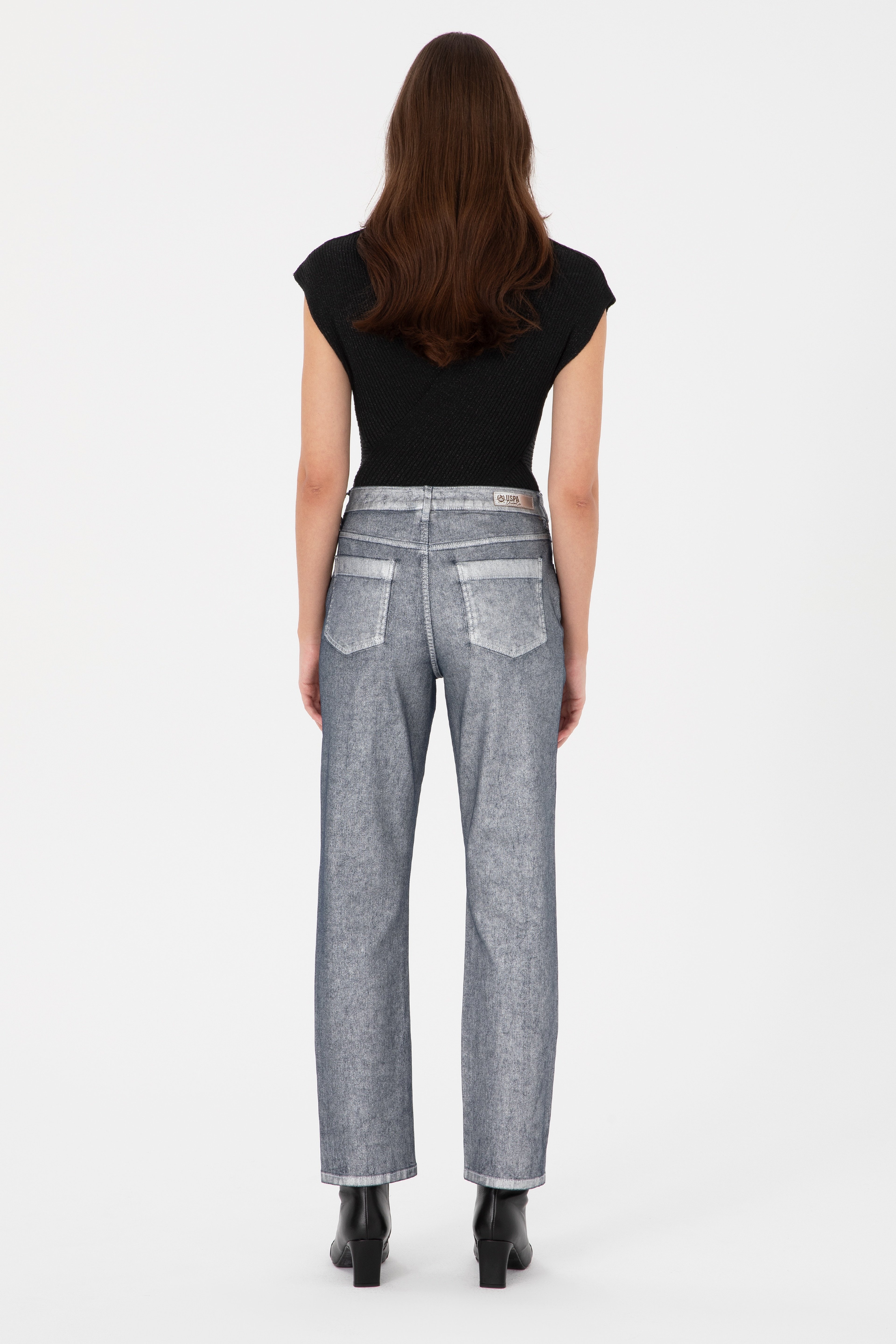 Kadın Açık Mavi Jean Pantolon - Image 4