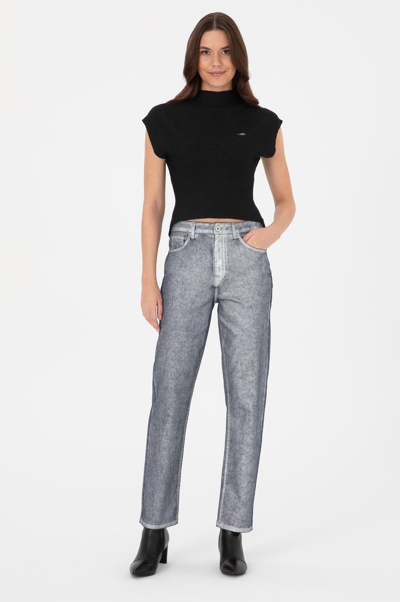 Kadın Açık Mavi Jean Pantolon