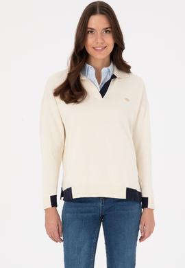 Kadın Krem Kazak - 50314905014