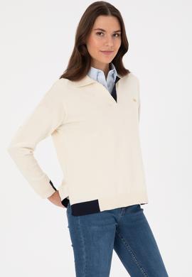 Kadın Krem Kazak - 50314905014