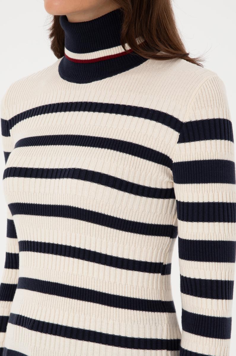 Kadın Lacivert Kazak