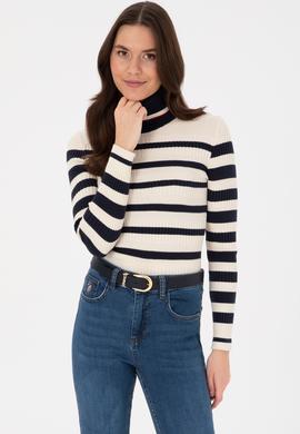 Kadın Lacivert Kazak - 50317984004