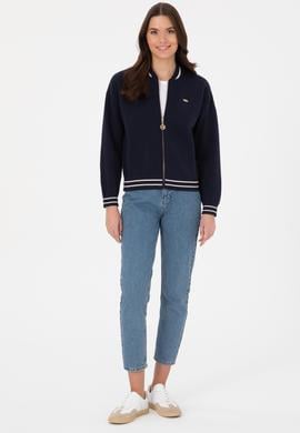 Kadın Lacivert Triko Hırka - 50314650007