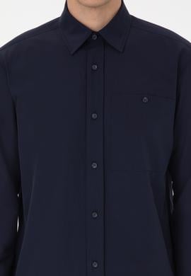 Erkek Lacivert Uzun Kollu Gömlek - 50308291003