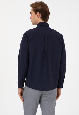 Erkek Lacivert Uzun Kollu Gömlek - 50308291003