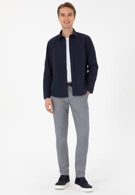 Erkek Lacivert Uzun Kollu Gömlek - 50308291003