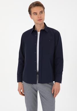 Erkek Lacivert Uzun Kollu Gömlek - 50308291003