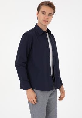 Erkek Lacivert Uzun Kollu Gömlek - 50308291003