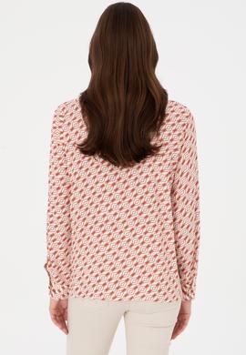 Kadın Gül Kurusu Uzun Kollu Gömlek - 50316370038