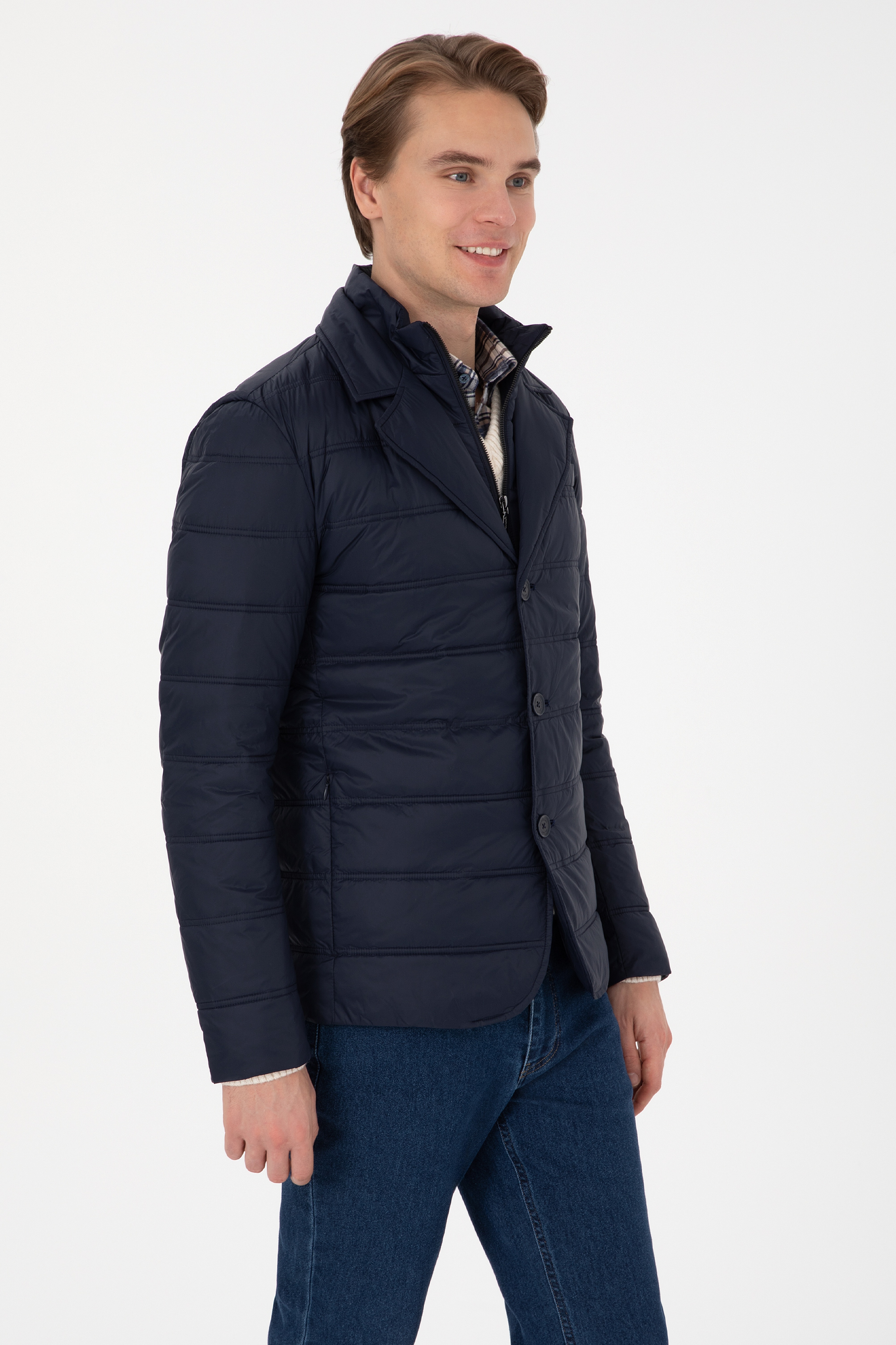 Erkek Lacivert Mont - Image 3