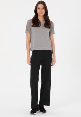 Kadın Siyah Triko Pantolon - 50309716008