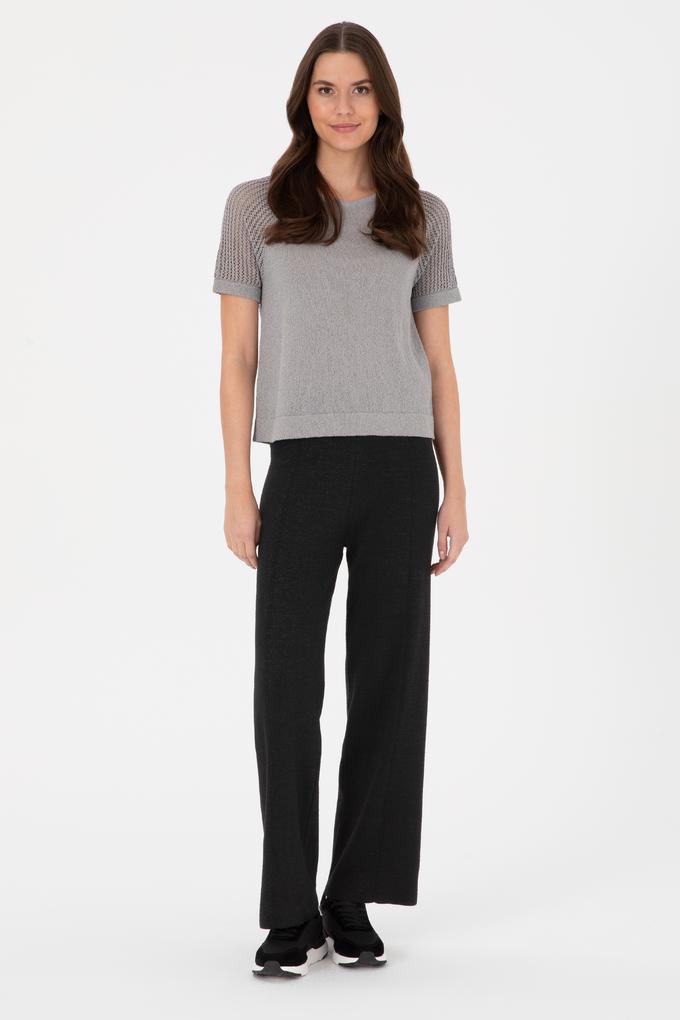 Kadın Siyah Triko Pantolon