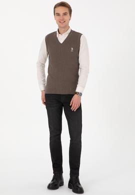 Erkek Vizon Süveter - 50318160016