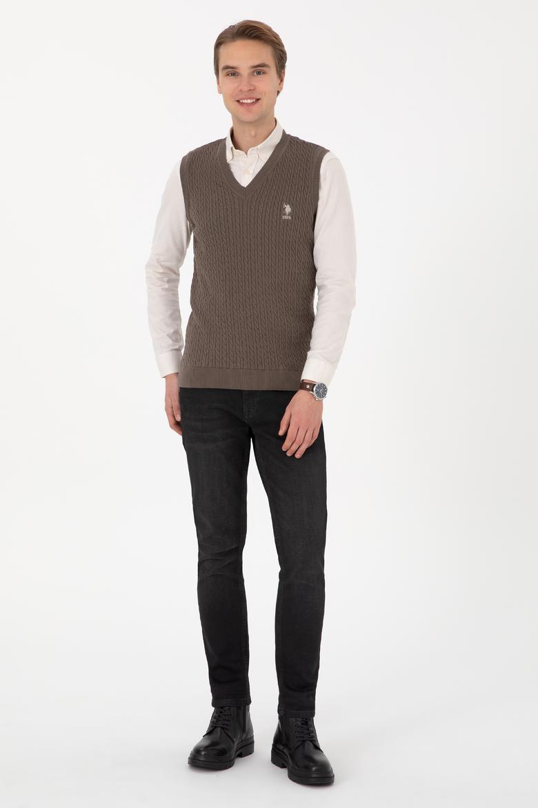 Erkek Vizon Süveter - 50318160016