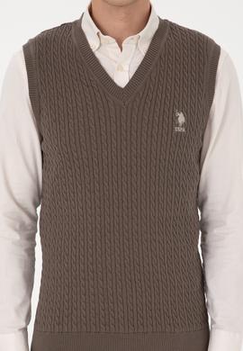 Erkek Vizon Süveter - 50318160016