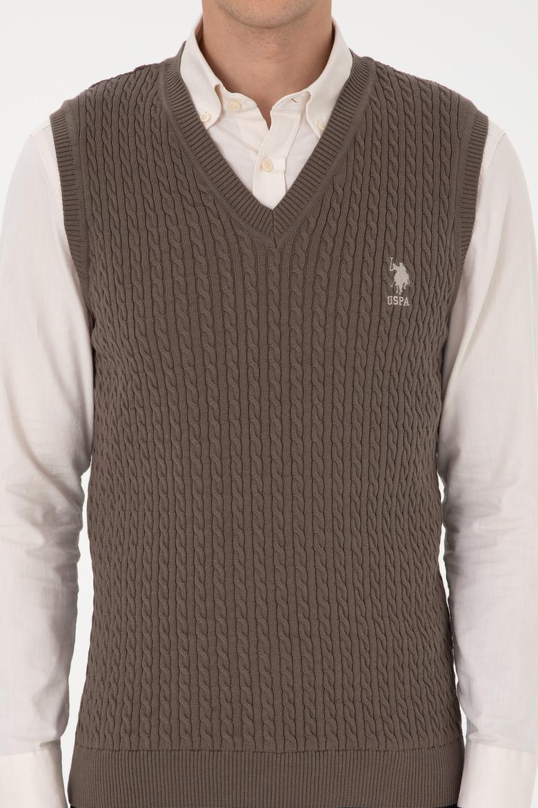 Erkek Vizon Süveter - 50318160016