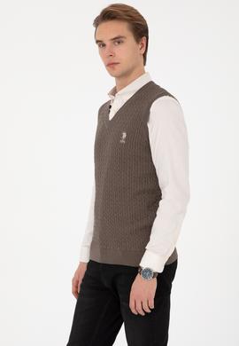 Erkek Vizon Süveter - 50318160016