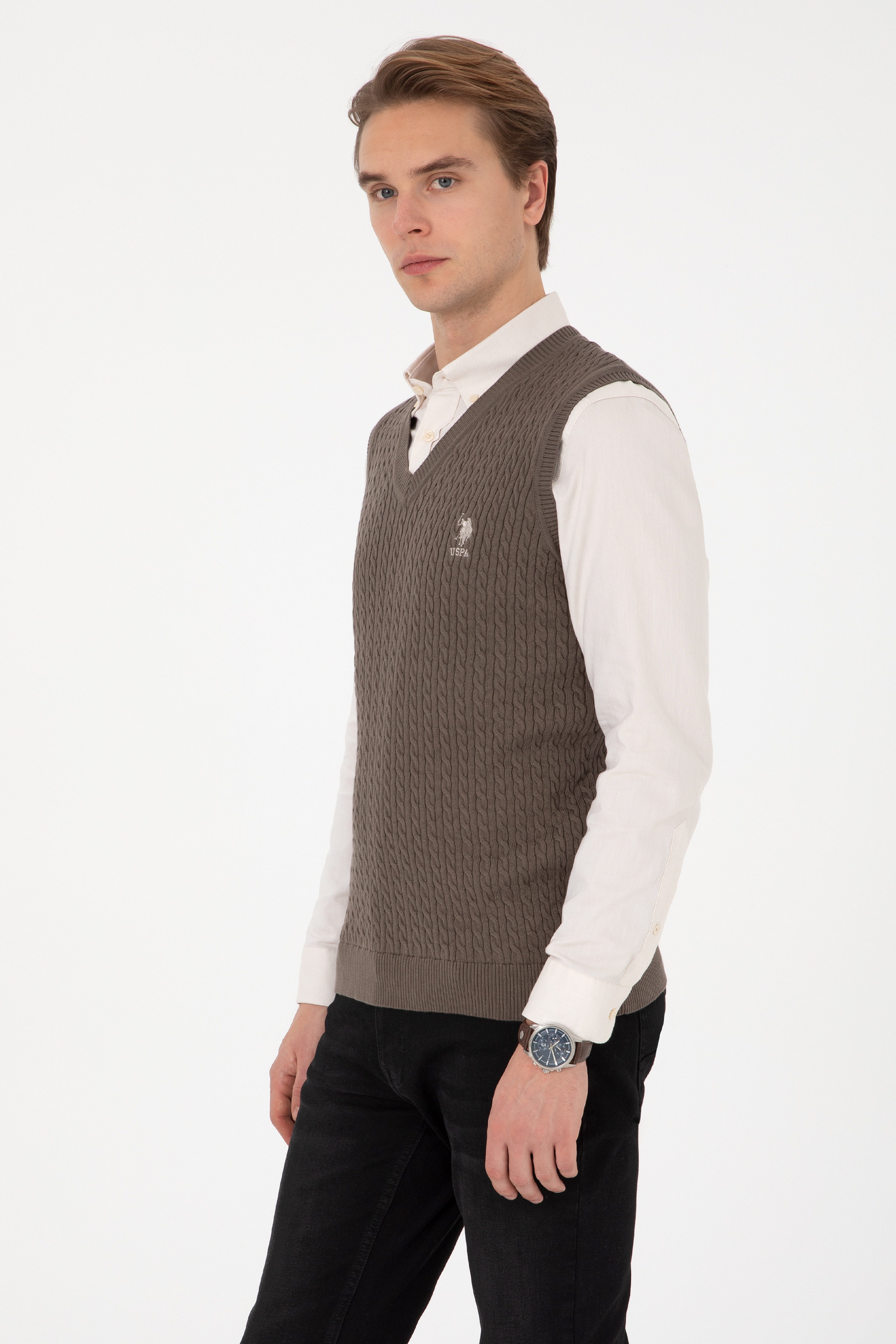 Erkek Vizon Süveter - Image 3